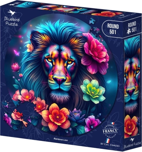 Puzzle rotund Bluebird leu curcubeu 501 piese - 1 bucată