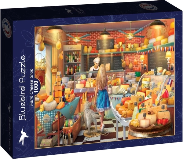 Puzzle Bluebird Băcănia cu brânzeturi de casă 1000 de piese