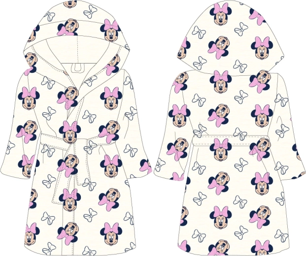 Halat de baie pentru fete Disney Minnie Mouse (98–128 cm) - 1 bucată