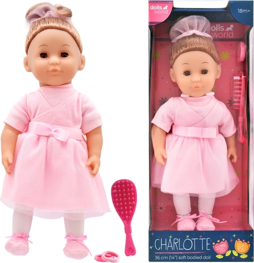 Dolls World păpușă la modă Charlotte cu accesorii 36 cm