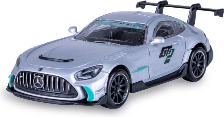 Model metalic Mercedes-AMG GT2 la scara 1:43, argintiu