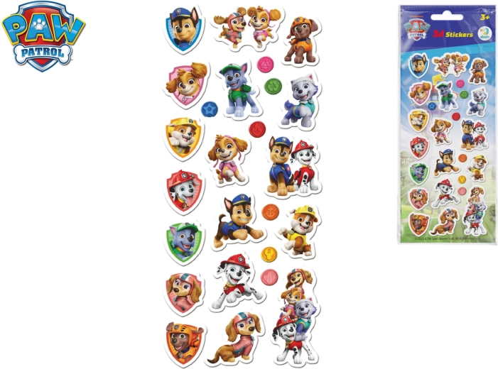 Set de autocolante 3D Paw Patrol