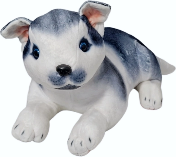 Câine husky din pluș