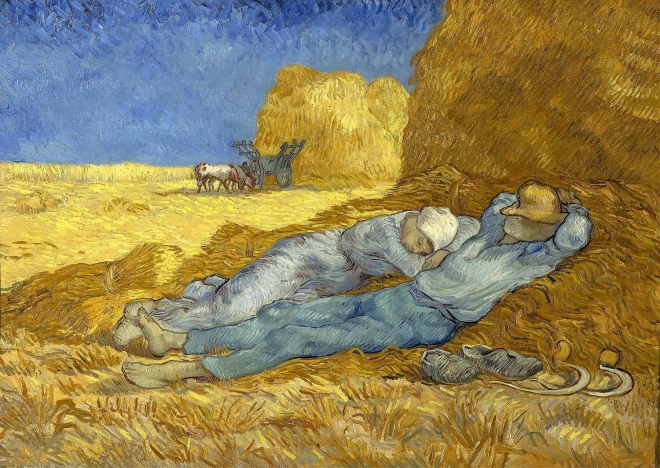 Puzzle Vincent van Gogh: Odihna de la amiază 1000 piese