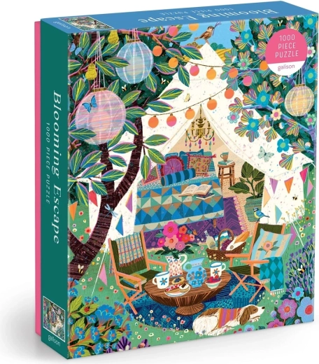 Puzzle Galison Evadare înflorită 1000 de piese – ilustrație Victoria Ball