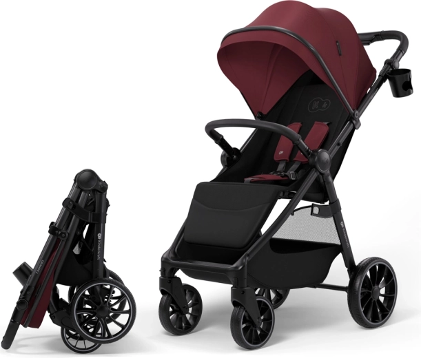 Cărucior sport Kinderkraft Grande 2 dark ruby