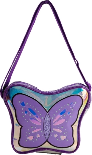 Geantă de umăr pentru copii cu motiv fluturi 24 cm