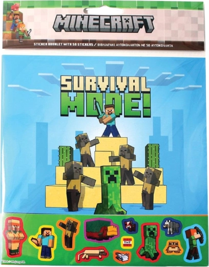 Album de autocolante Minecraft – 50 de autocolante