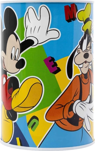 Pușculiță Disney Mickey Mouse, cilindru 10 × 15 cm - 1 bucată