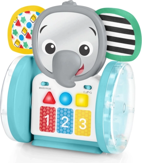 Jucărie muzicală interactivă pentru bebeluși Chase & Tap Earl 2în1 – elefant BABY EINSTEIN (6m+)