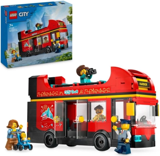 LEGO City autobuz etajat roșu
