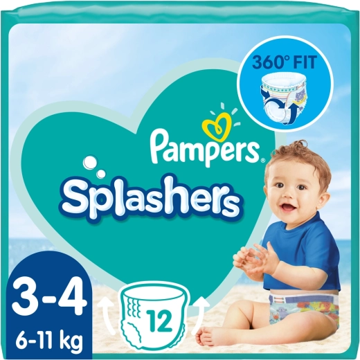 Pampers Splashers chiloți de înot măr. 3 (12 buc) 6–11 kg