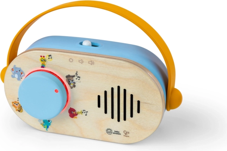 Radio muzical pentru bebeluși Discovery Radio de la BABY EINSTEIN și HAPE, 6+ luni