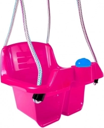 Leagăn tip găleată roz 5037 pentru copii