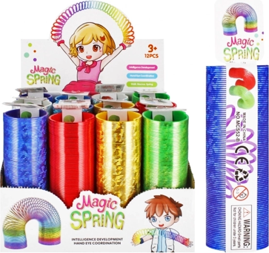 Arc magic colorat – jucărie slinky