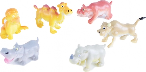 Set de animale sălbatice vesele 6 bucăți