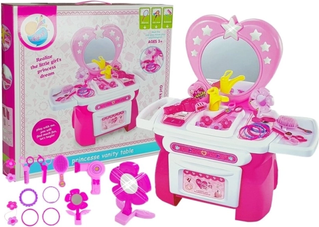 Toaletă pentru copii cu accesorii de înfrumusețare