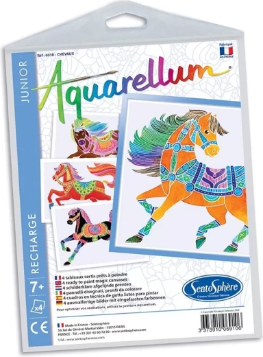 Sentosphere set de imagini pentru acuarelă junior – cai