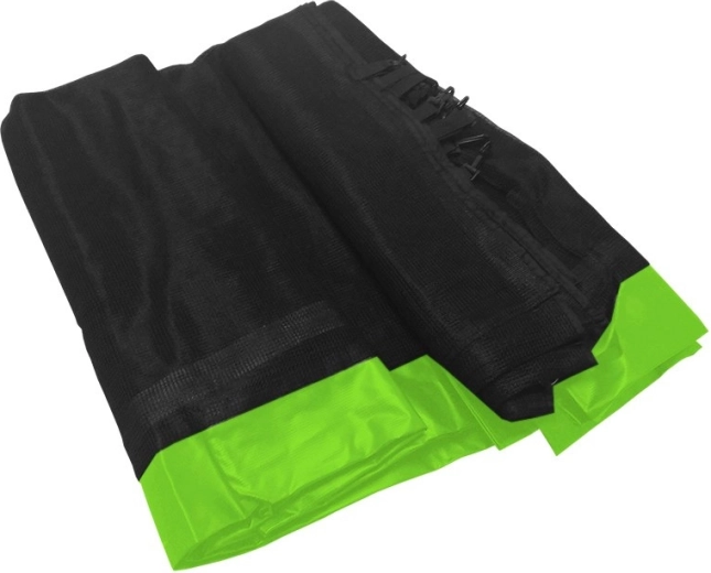 Plasă de protecție SKYRAMIZ pentru trambulină de grădină 305 cm, 6 tuneluri – Verde