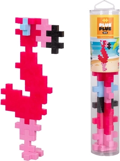 Plus-Plus BIG tub Flamingo