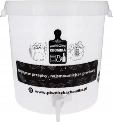 Găleată de fermentare 30 l cu capac și robinet