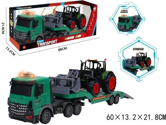Camion de tractare auto cu efecte luminoase și sonore