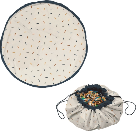 Play&Go Noomad original pătură de joacă și sac pentru jucării confetti