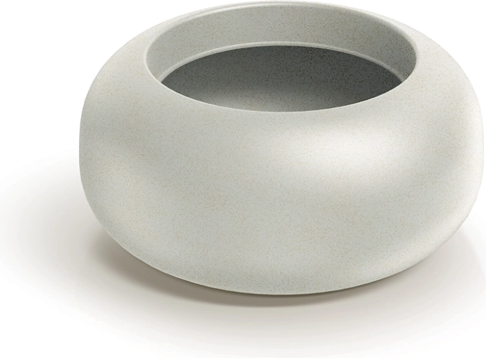 bol pentru flori ulpho bowl 48 cm – nisipiu, ghiveci pentru exterior și interior