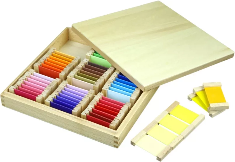 Plăcuțe colorate Montessori 3 – nuanțe