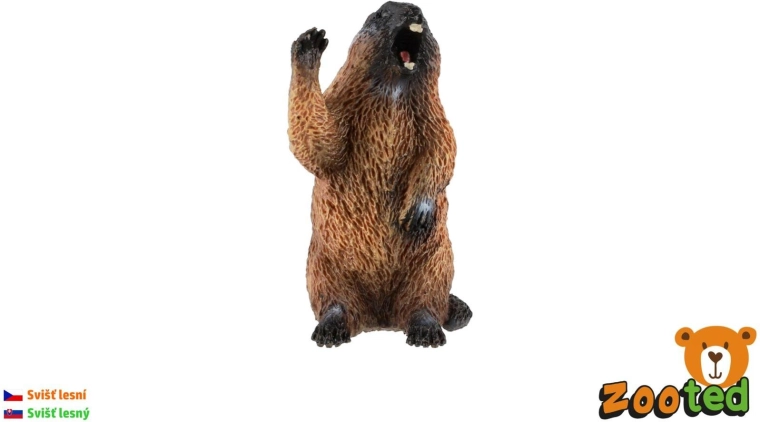 Figurină de marmotă alpină, 6 cm