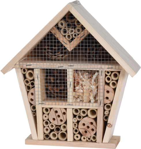 Hotel pentru insecte din lemn 25 × 10,5 × 29,5 cm