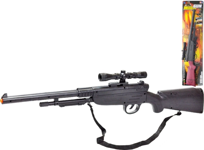 Pușcă clapănitoare pentru copii 67 cm – jucărie din plastic pentru micii aventurieri