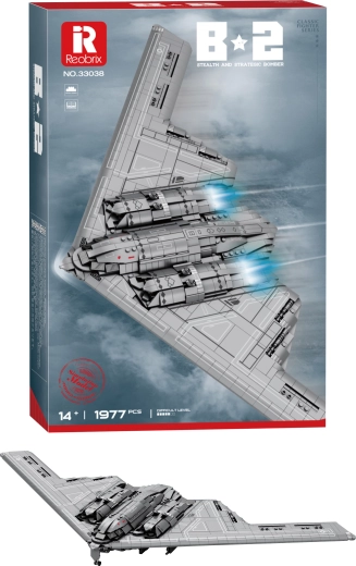 Set de construcție bombardier B-2 Spirit (1977 de piese)