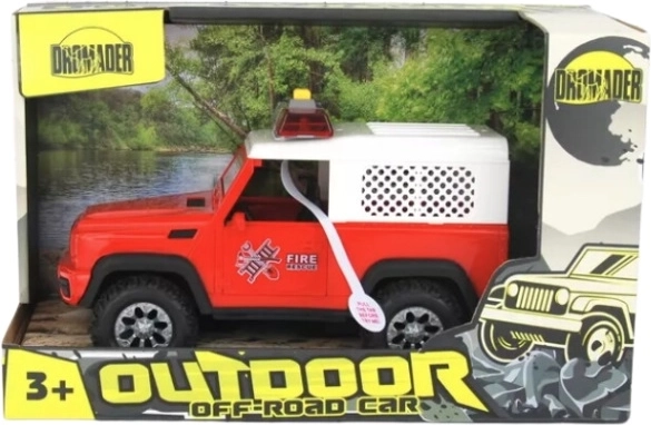 Jeep de pompieri cu efecte luminoase și sonore