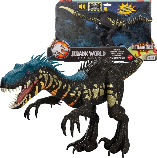 Mattel Jurassic World Reimagined figurină dino interactivă Indoraptor 35 cm