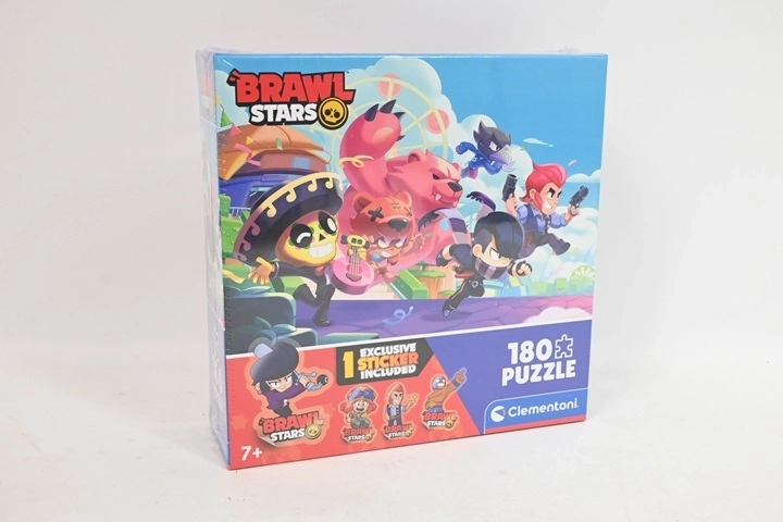 Puzzle pentru copii Clementoni Brawl Stars 180 de piese în cutie pătrată