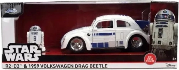 Jada Star Wars VW Drag Beetle R2-D2 1:24 cu figurină