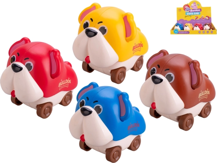 Căţel interactiv din plastic 7,5 cm – jucărie cu mers pentru copii