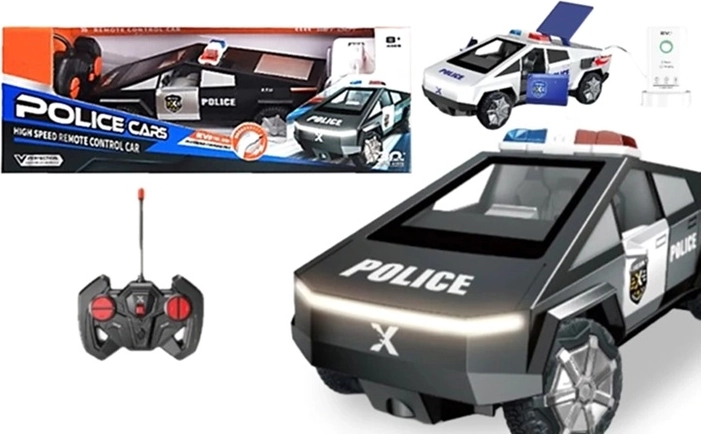 Mașină de poliție futuristă cu telecomandă