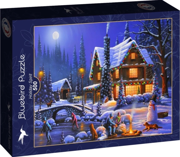 Puzzle Bluebird Spirit festiv – 500 de piese