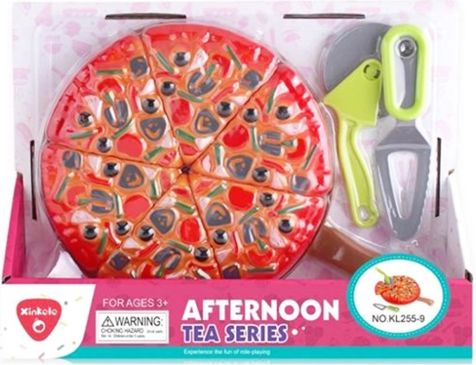 Set pentru tăierea pizzei – jucărie de bucătărie pentru copii