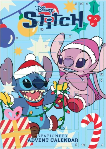 Calendar de advent de papetărie Lilo și Stitch