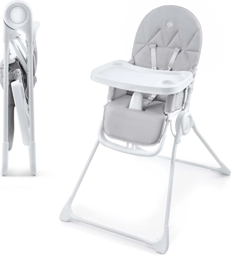 Scaun de masă Kinderkraft Binci light grey