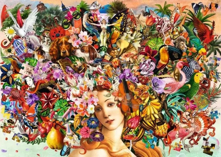 Puzzle Ravensburger Explozie de gânduri 1000 piese