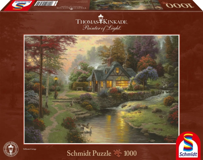 Puzzle Schmidt Spiele Thomas Kinkade Seară liniștită, 1.000 de piese