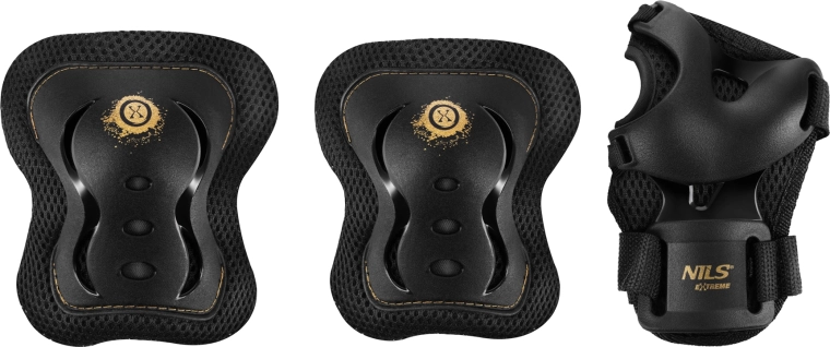 Set de protecții NILS Extreme H320 Fly auriu – S