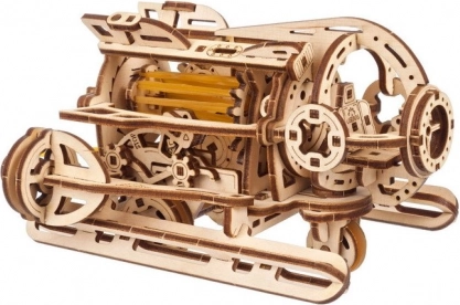 Puzzle mecanic 3D din lemn Submarin steampunk