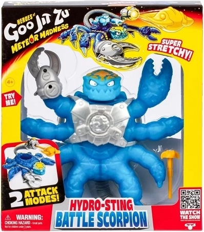 Goo Jit Zu Hydro-sting Battle scorpion – figurină de acțiune super elastică - 1 bucată