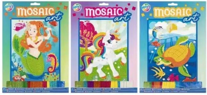 CCG mozaic cu sclipici A4 sirenă