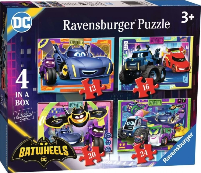 Puzzle Batwheels de la Ravensburger, 4în1